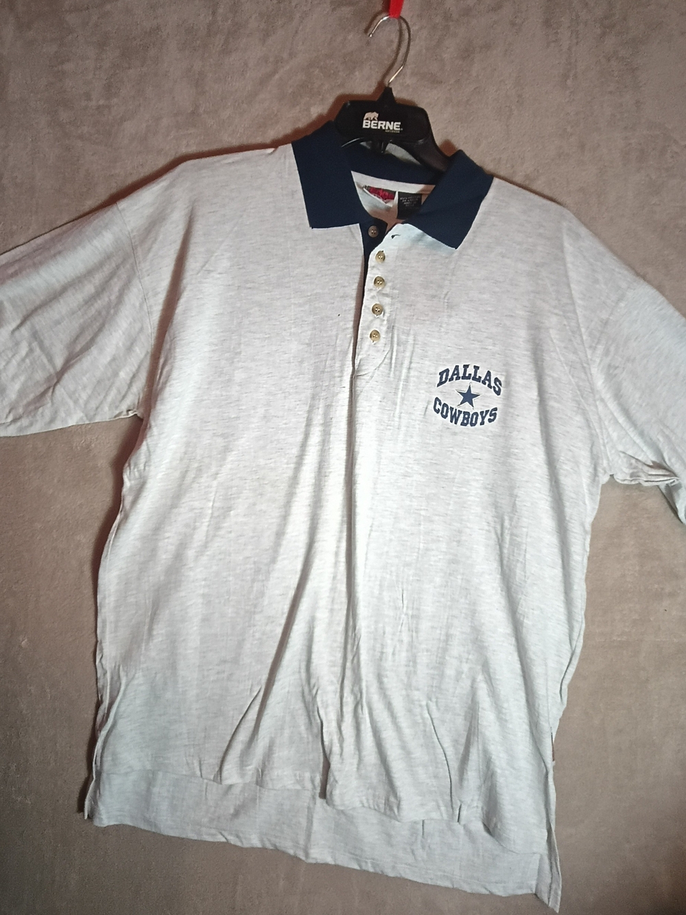 VTG 90s Dallas Cowboys Polo Shirt Mens XL NWT The Edge Game
